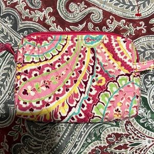 Vera Bradley Capri Melon small cosmetics bag